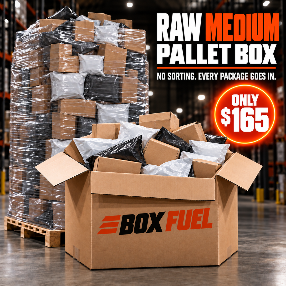 Box Fuel™ RAW Medium - Pallet Box