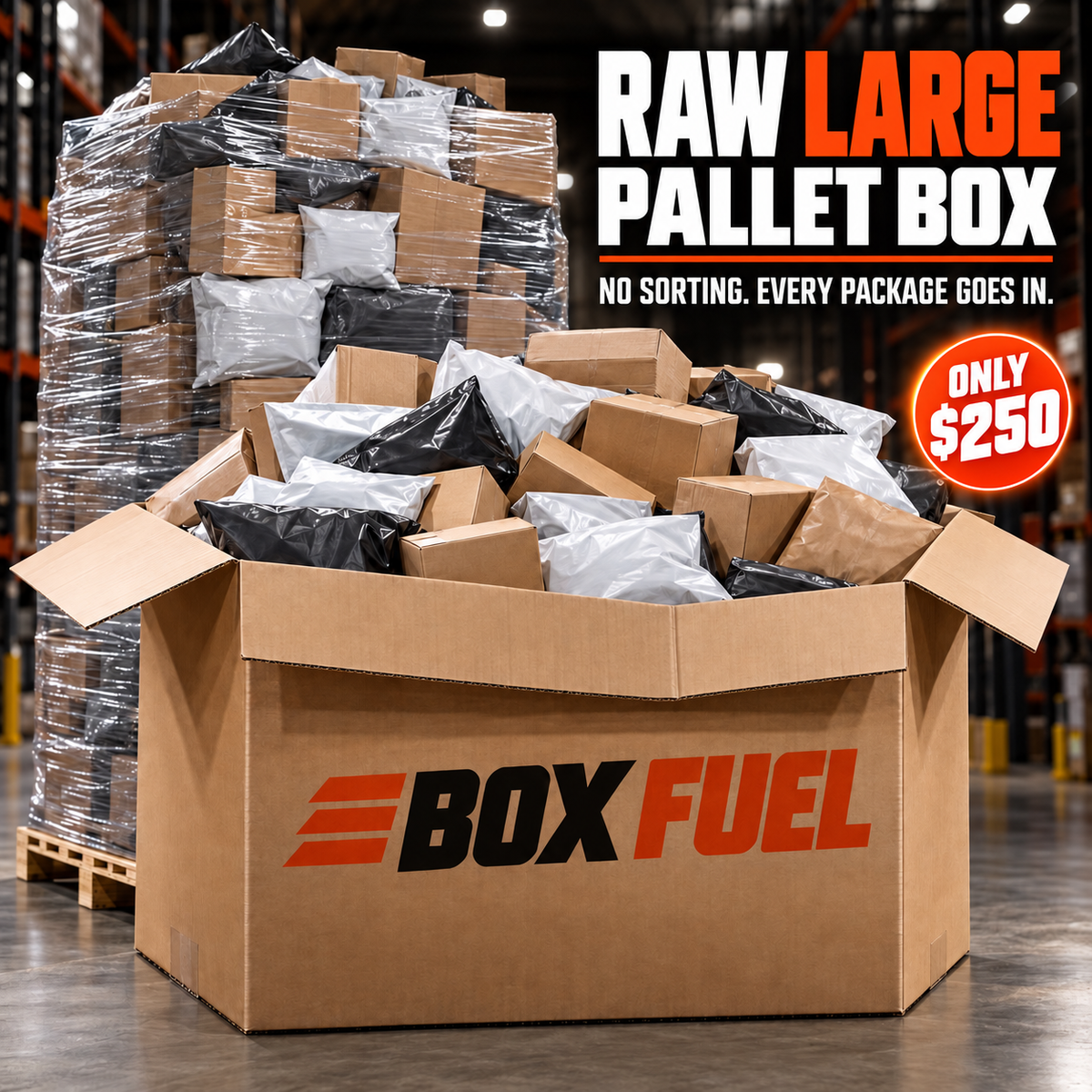 Box Fuel™- RAW LARGE- Pallet Box